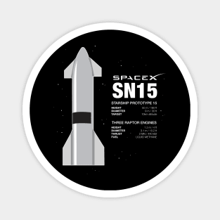 SPACE X SN15 Magnet